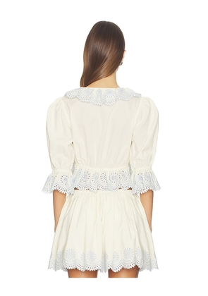 Tularosa Anya Blouse in Ivory. Size L. Also in S, M.
