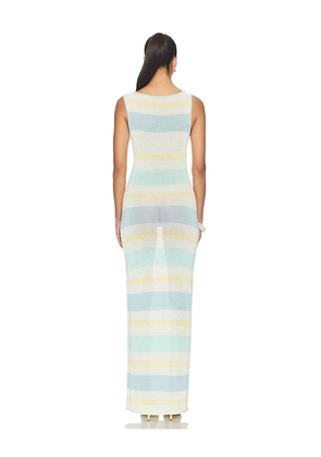 SEROYA Jasmine Knit Dress in Yellow. Size L. Also in XS, S, M.