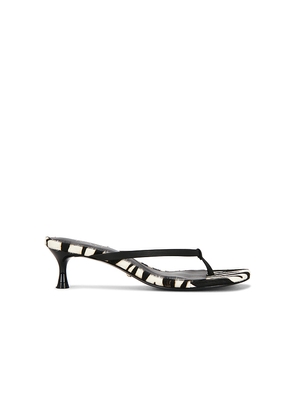 RAYE Kimme Sandal in Black & White. Size 5.5. Also in 6, 6.5, 7, 7.5, 8, 8.5, 9.