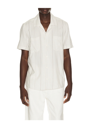 PAIGE Jacobson Shirt in Ivory. Size L. Also in S, M, XL/1X, XXL/2X.
