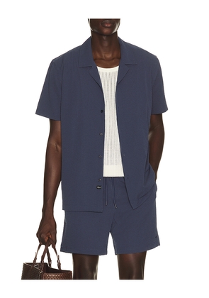Rails Amalfi Short Sleeve Shirt in Blue. Size L. Also in M, S, XL/1X.