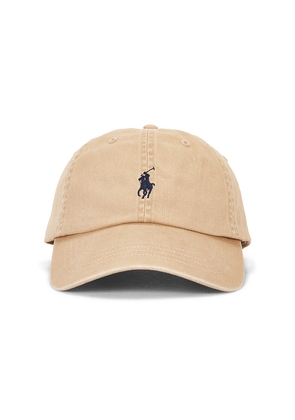 Polo Ralph Lauren Chino Sport Cap in Brown.
