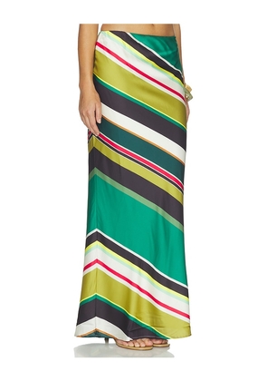 SEVEN WONDERS Vera Maxi Skirt in Multi. Size L. Also in XS, S, M, XL.