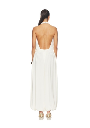 Ronny Kobo Dixie Jumpsuit in Ivory. Size L. Also in S, M.