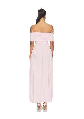 Ronny Kobo Irulan Dress in Pink. Size L. Also in XS, S, M.