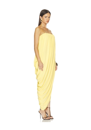 Ronny Kobo Ophir Dress in Yellow. Size L. Also in M, S.