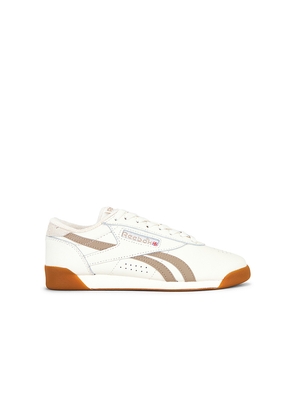 Reebok Freestyle Low Sneaker in White. Size 10. Also in 6, 6.5, 7, 7.5, 8, 8.5, 9, 9.5.