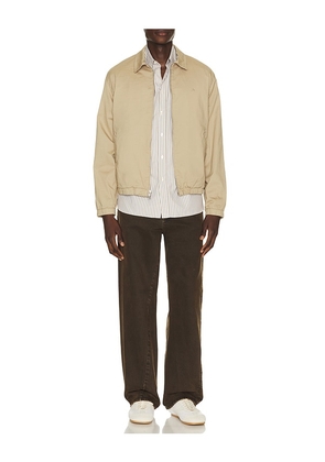 Rag & Bone Harrington Cotton Jacket in Nude. Size L. Also in M, S, XL/1X.