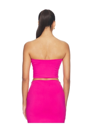 Susana Monaco Crop Tube Top in Pink. Size L. Also in XS, S, M.