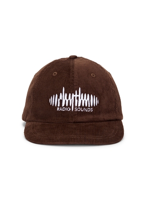 Rhythm Sounds Cord Cap in Brown.
