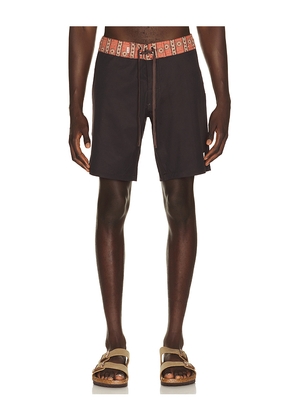 Rhythm Towner Panel Trunk in Brown. Size 30. Also in 32, 33, 34, 36.