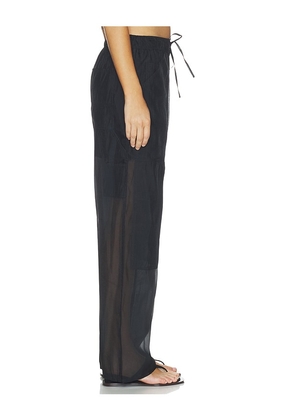 Rag & Bone Atlas Organza Pant in Black. Size L. Also in XS, S, M.