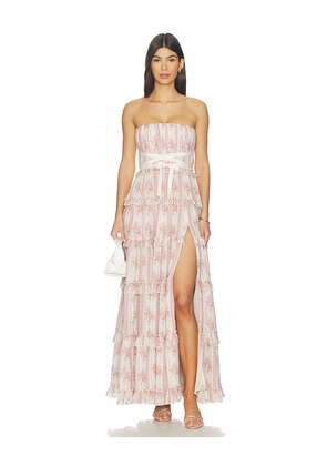 V. Chapman Shelby Maxi Dress in Pink. Size 0. Also in 4, 2, 6, 8, 10.