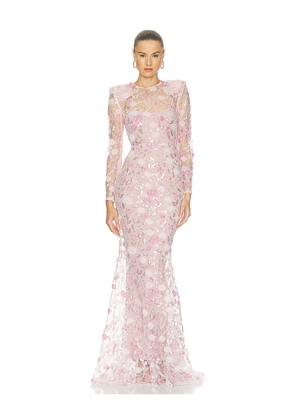 Zhivago The Death Of Roses 2 Pc Gown in Pink. Size 10. Also in 2, 4, 6, 8.