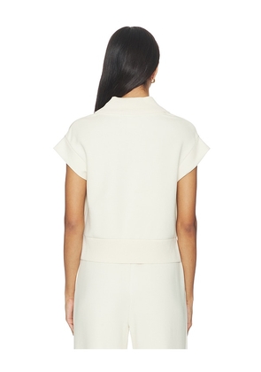 Varley Gracee V-neck Tank Top in Cream. Size L. Also in S, XS, M, XL.