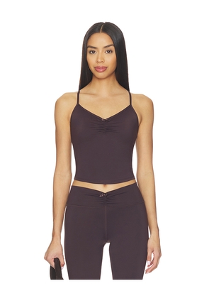 WeWoreWhat Ruched Cami in Brown. Size L. Also in M, S, XS.