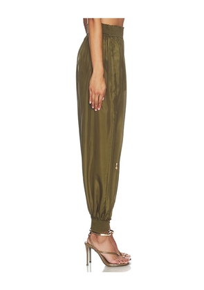 Zimmermann Mahon Harem Pant in Olive. Size 0/XS. Also in 1/S, 2/M.