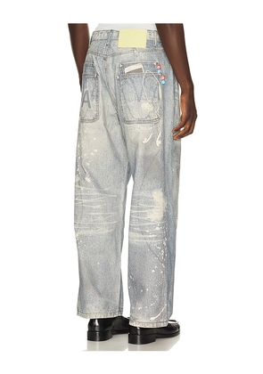 VANDYTHEPINK Trompe L'oeil Jeans in Blue. Size L. Also in XS, S, M, XL/1X.