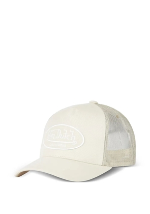 Von Dutch logo-patch mesh-panel cap - Neutrals