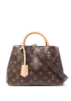 Louis Vuitton Pre-Owned BB Montaigne Monogram-pattern tote bag - Brown