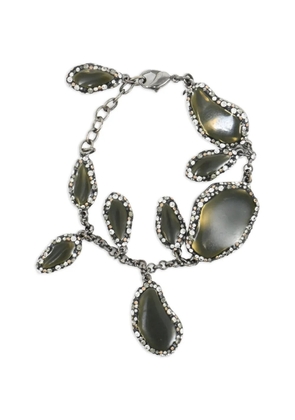 Swarovski Vintage Rhinestone crystal-embellished bracelet - Silver