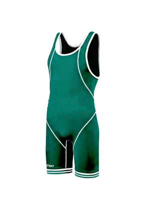 ASICS logo-lettering playsuit - Green