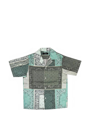 AMIRI bandana-print silk shirt - Green