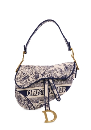 Christian Dior Pre-Owned Saddle canvas shoulder bag - Neutrals