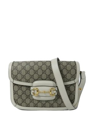 Gucci Pre-Owned Horsebit 1955 GG Supreme shoulder bag - Neutrals