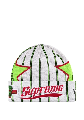 Supreme x New Era star-print beanie hat - White