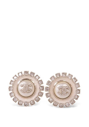 CHANEL Pre-Owned CC crystal-embellished earrings - Gold