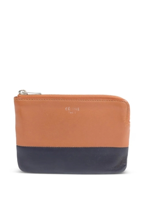 Celine Pre-Owned two-tone leather coin case - Neutrals
