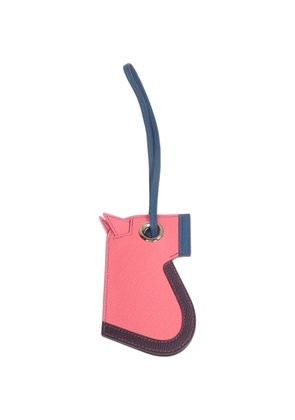 Hermès Pre-Owned Camail leather key ring - Pink