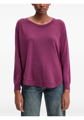 Benetton raglan-sleeve crew-neck sweatshirt - Purple