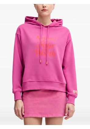 Benetton printed hoodie - Pink