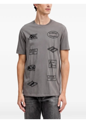 Armani Exchange graphic T-shirt - Grey