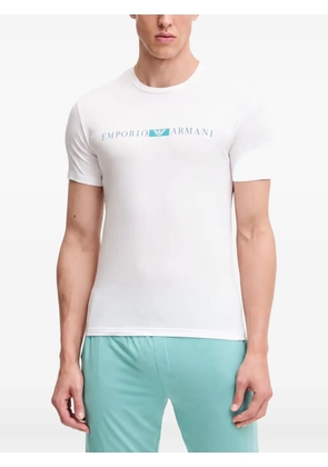 Armani Exchange logo-print T-shirt - White