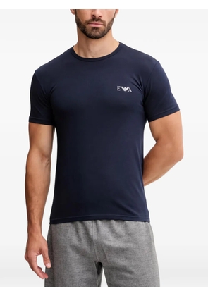 Armani Exchange logo-print crew-neck T-shirt (set of two) - Blue