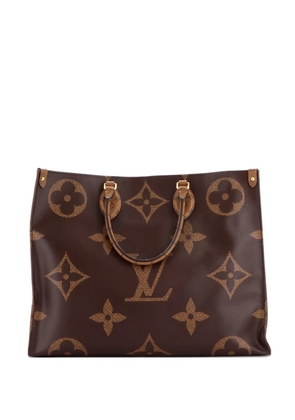 Louis Vuitton Pre-Owned OnTheGo Reverse Monogram Giant GM tote bag - Brown