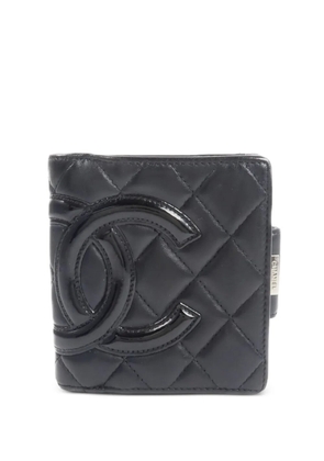 CHANEL Pre-Owned Cambon compact wallet - Black