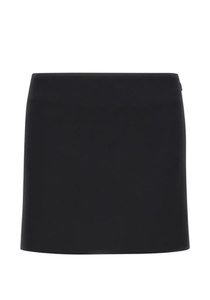 Roberto Cavalli logo-detail mini skirt - Black