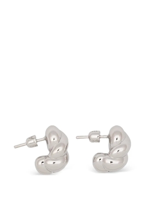 Maria Black Robe small twisted earrings - Silver