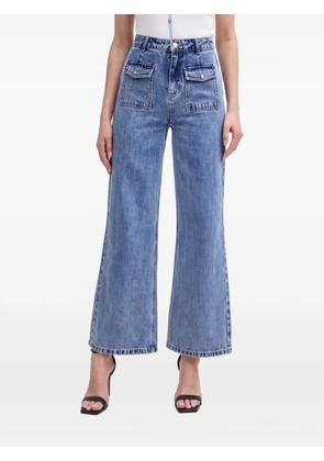 Morgan flap-pocket jeans - Blue