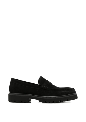 SERGIO MORETTI FIRENZE chunky-sole penny loafers - Black
