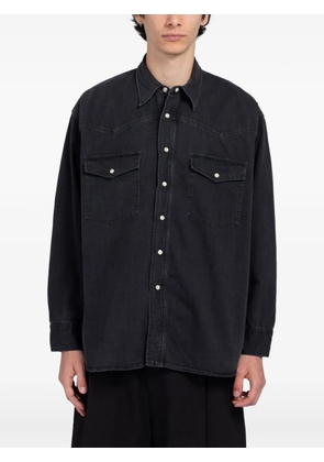 Studio Nicholson Mylo western-yoke denim jacket - Black
