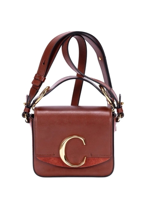 Chloé Pre-Owned Mini C shoulder bag - Brown