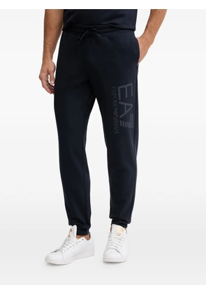 Ea7 Emporio Armani logo-print track pants - Blue