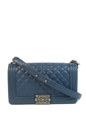 CHANEL Pre-Owned 25 Boy quilted shoulder bag - Blue