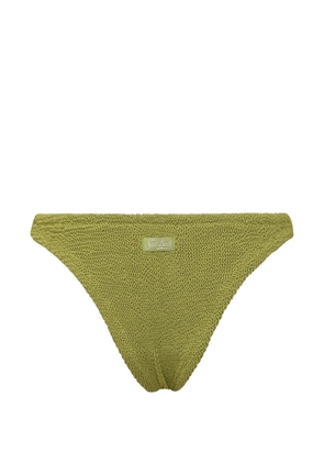 MC2 Saint Barth Naomi crinkled-effect bikini bottoms - Green