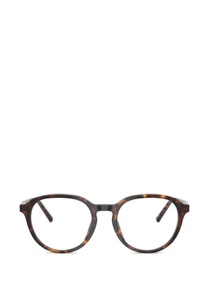 Dolce & Gabbana round-frame glasses - Brown